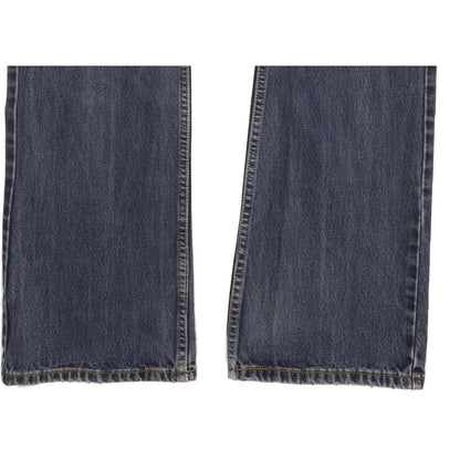 Levi's 757 Men Blue Bootcut Regular Jeans W34 L34