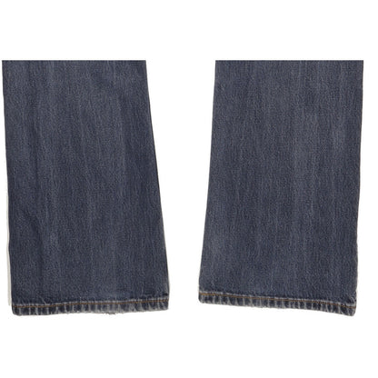 Levi's 757 Men Blue Bootcut Regular Jeans W34 L34