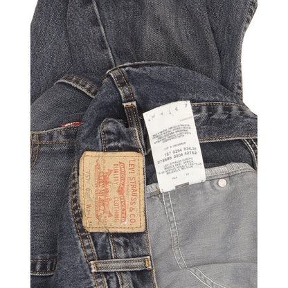 Levi's 757 Men Blue Bootcut Regular Jeans W34 L34