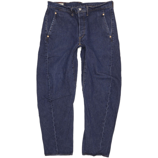 Levi's 570 Engineered Men Blue Tapered Regular Stretch Jeans W33 L34
