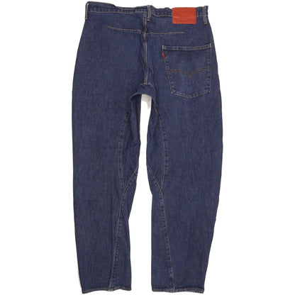 Levi's 570 Engineered Men Blue Tapered Regular Stretch Jeans W33 L34