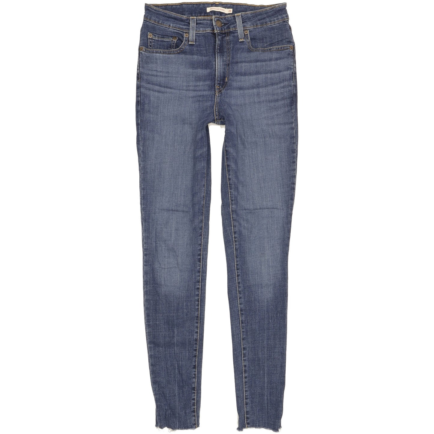 Levi's 721 Blue Skinny Slim Stretch Jeans High Waisted W28 L31