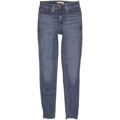 Levi's 721 Blue Skinny Slim Stretch Jeans High Waisted W28 L31