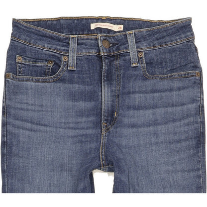 Levi's 721 Blue Skinny Slim Stretch Jeans High Waisted W28 L31