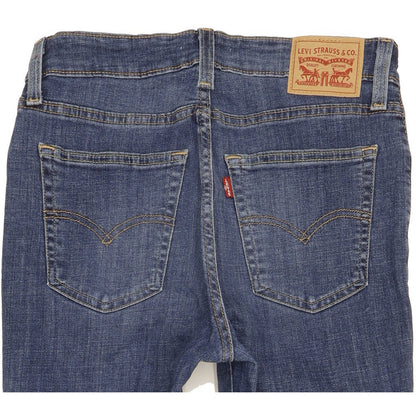Levi's 721 Blue Skinny Slim Stretch Jeans High Waisted W28 L31