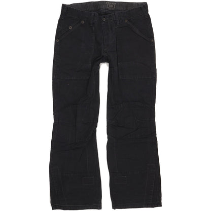 G-Star Fire Elwood Men Black Straight Regular Jeans W36 L30