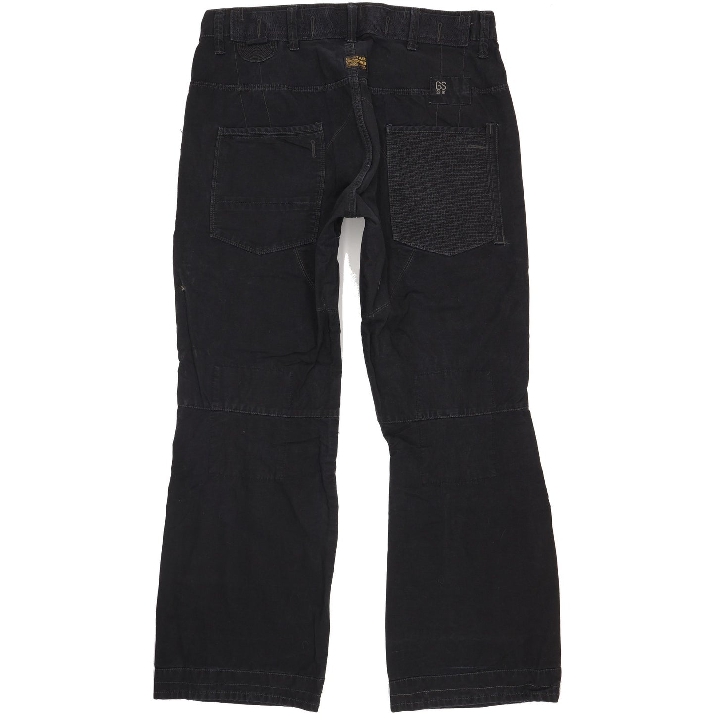 G-Star Fire Elwood Men Black Straight Regular Jeans W36 L30