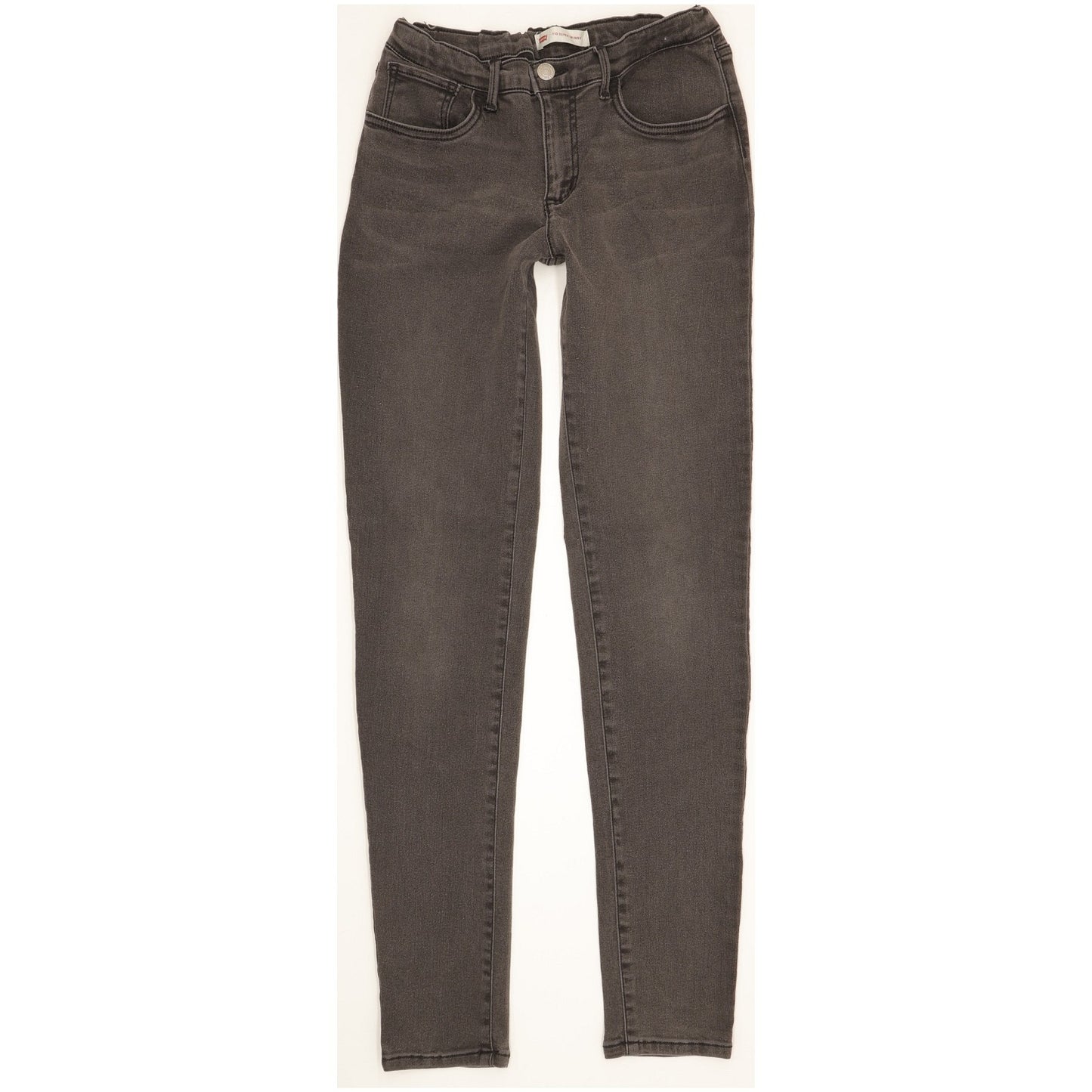 Levi's 710 Kids Grey Skinny Slim Stretch Jeans W28 L30