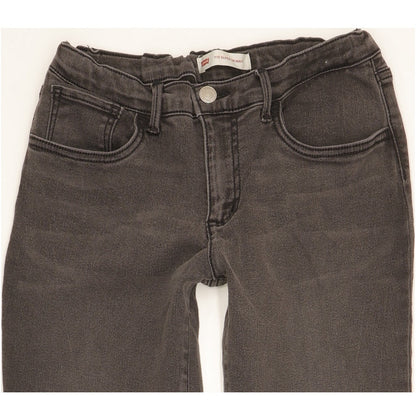 Levi's 710 Kids Grey Skinny Slim Stretch Jeans W28 L30