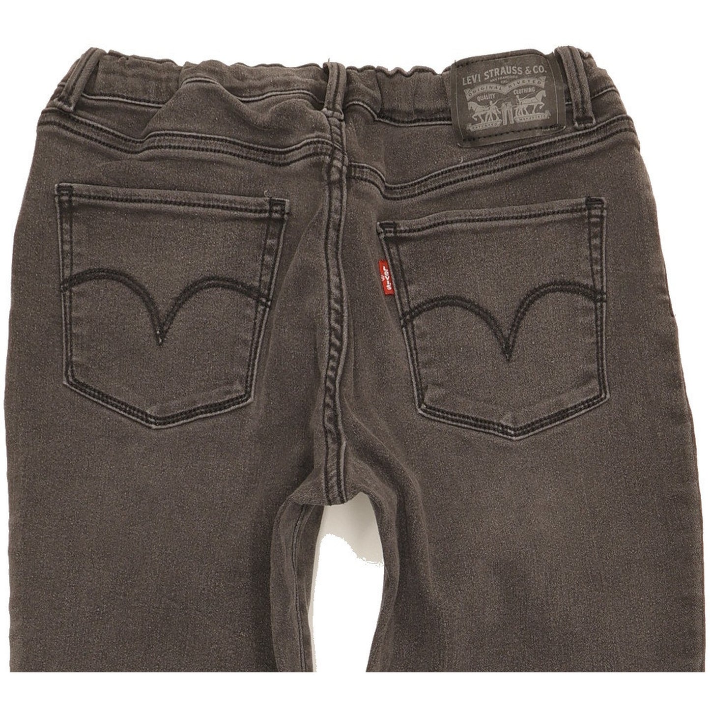 Levi's 710 Kids Grey Skinny Slim Stretch Jeans W28 L30