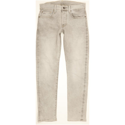 G-Star 3301 Men Grey Tapered Regular Stretch Jeans W31 L32