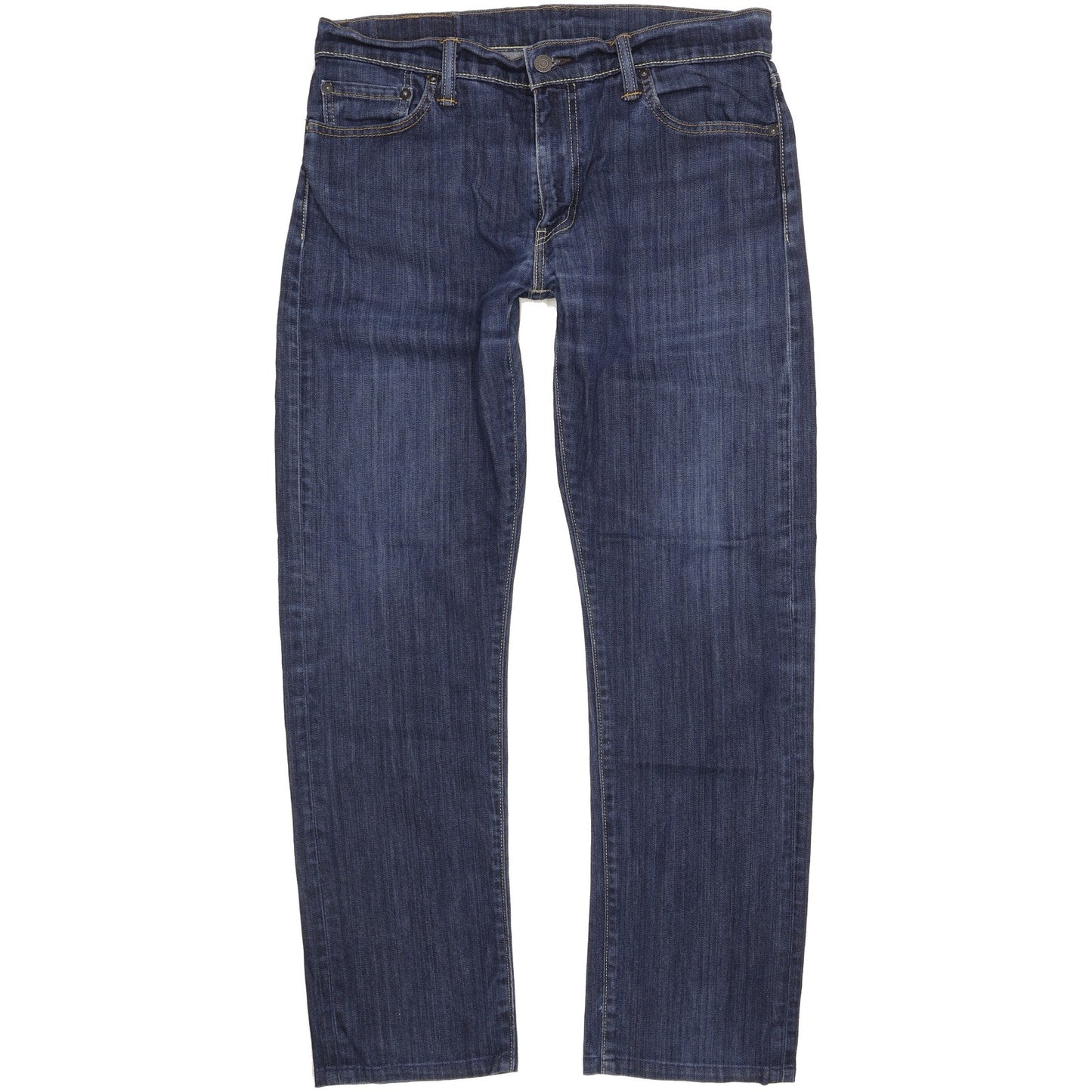 Levi's 504 Men Blue Straight Regular Stretch Jeans W33 L30