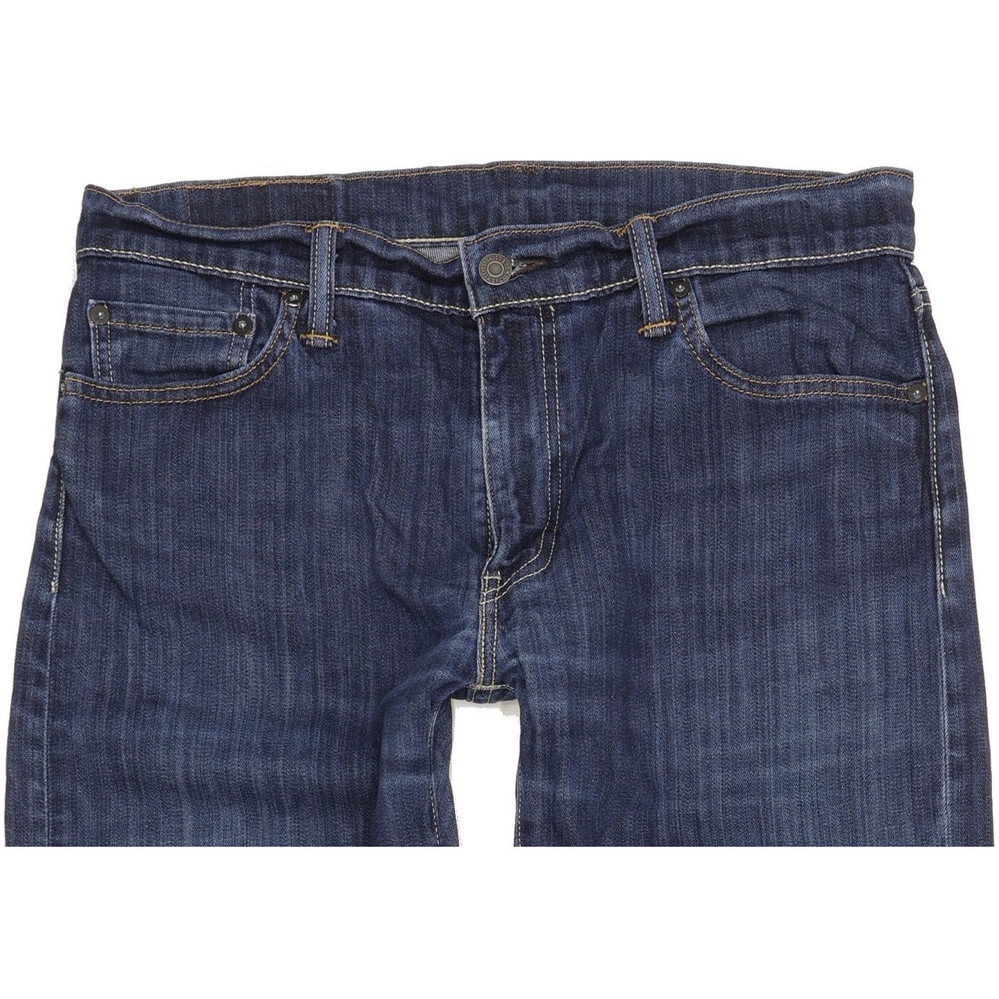 Levi's 504 Men Blue Straight Regular Stretch Jeans W33 L30
