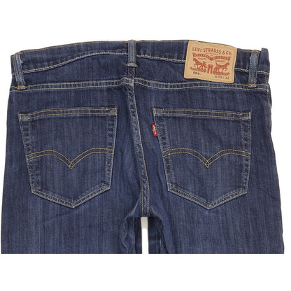 Levi's 504 Men Blue Straight Regular Stretch Jeans W33 L30