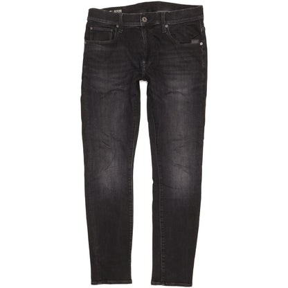 G-Star Revend Men Black Skinny Slim Stretch Jeans W33 L31