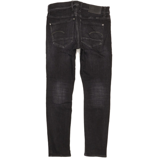 G-Star Revend Men Black Skinny Slim Stretch Jeans W33 L31