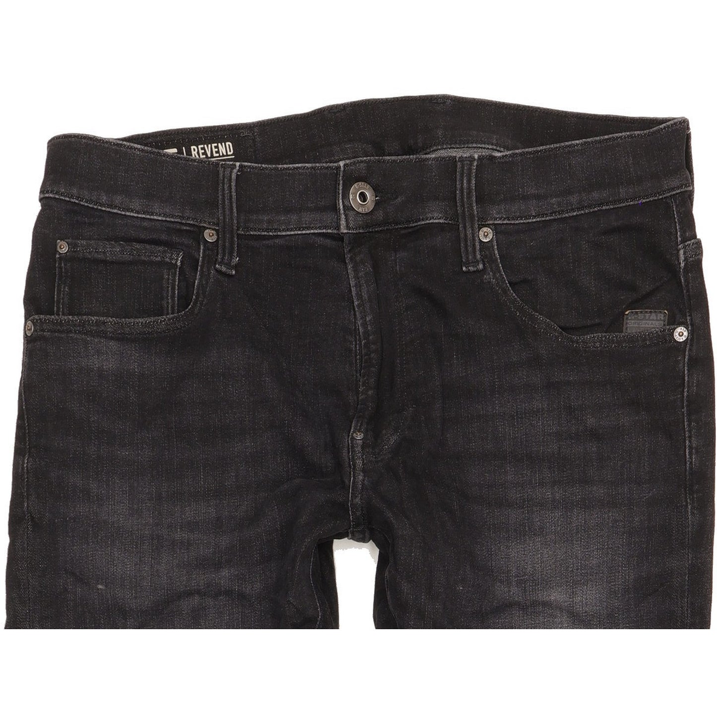 G-Star Revend Men Black Skinny Slim Stretch Jeans W33 L31