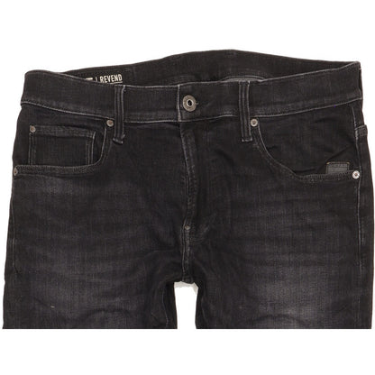 G-Star Revend Men Black Skinny Slim Stretch Jeans W33 L31