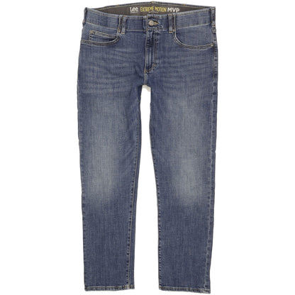 Lee Men Blue Tapered Slim Stretch Jeans W36 L30