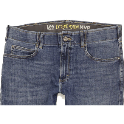 Lee Men Blue Tapered Slim Stretch Jeans W36 L30