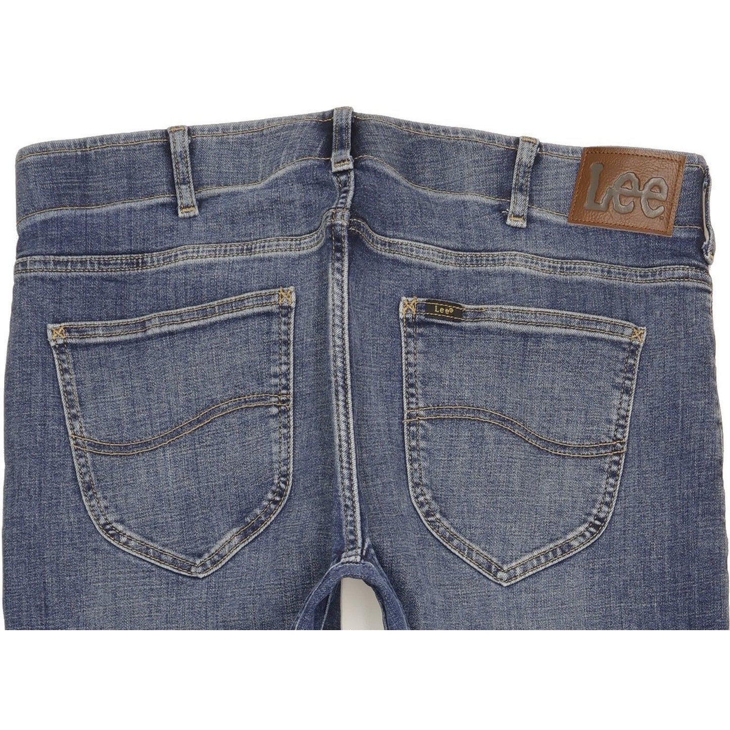 Lee Men Blue Tapered Slim Stretch Jeans W36 L30
