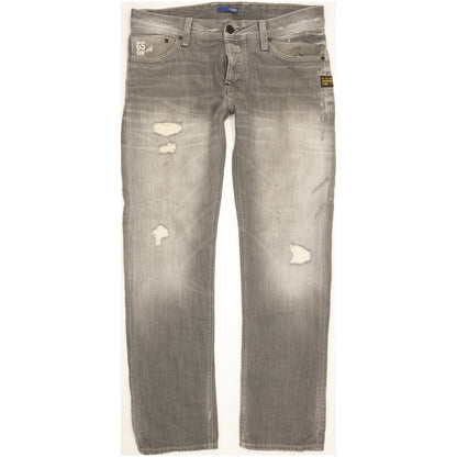 G-Star Attacc Men Grey Straight Regular Jeans W31 L31