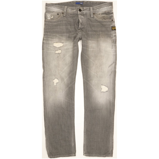 G-Star Attacc Men Grey Straight Regular Jeans W31 L31