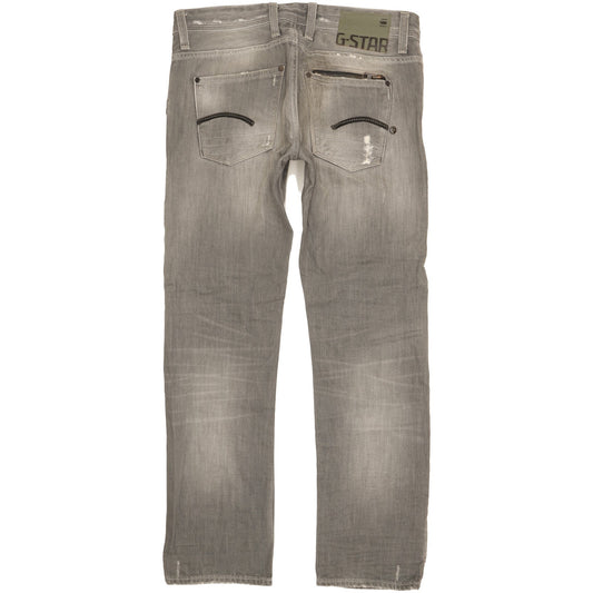 G-Star Attacc Men Grey Straight Regular Jeans W31 L31