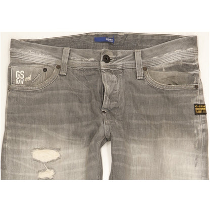 G-Star Attacc Men Grey Straight Regular Jeans W31 L31