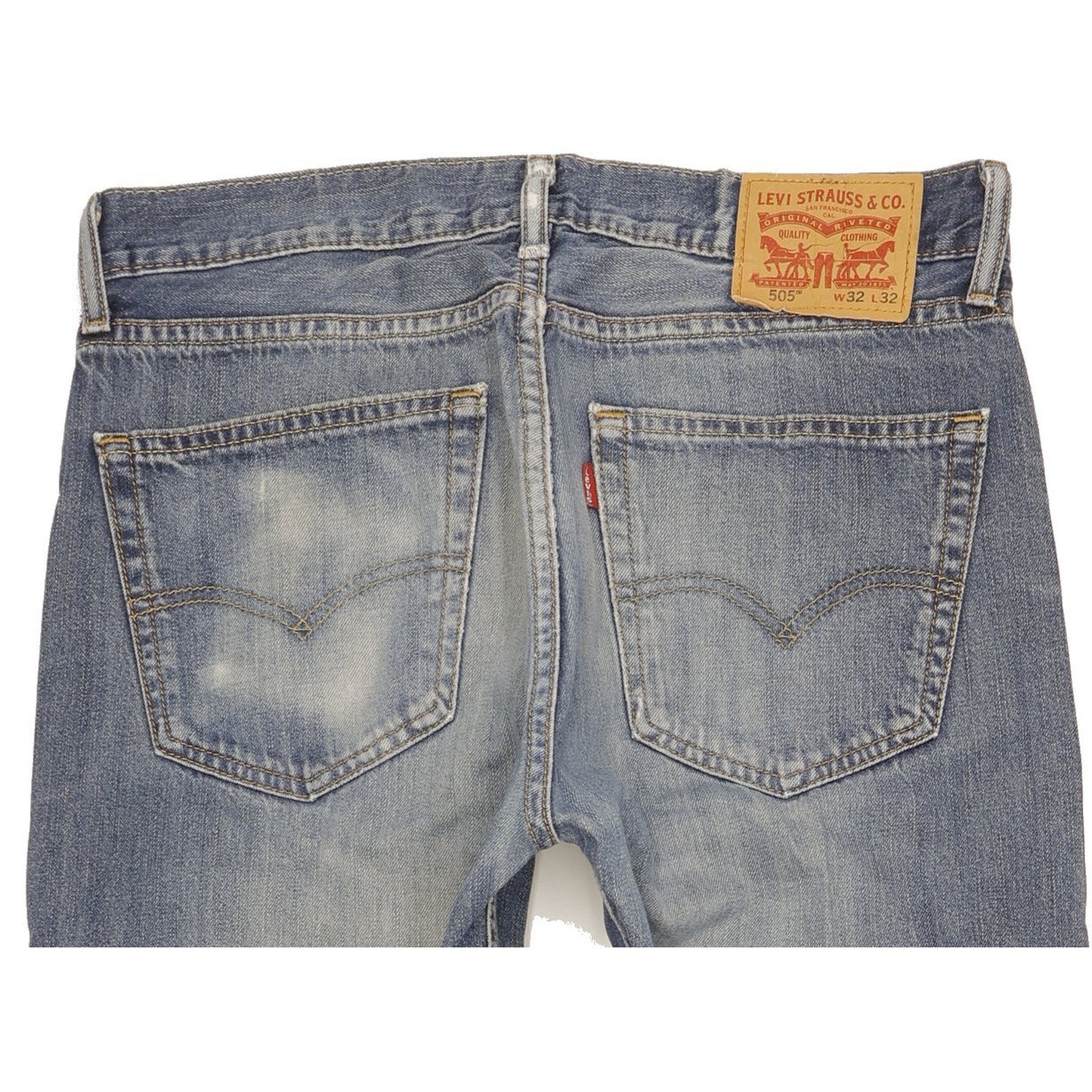 Levi's 505 Men Blue Straight Regular Jeans W32 L32