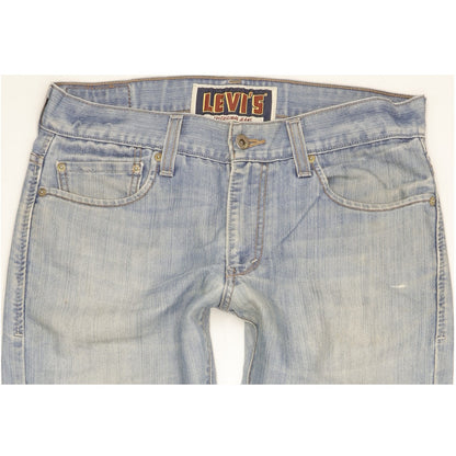 Levi's 511 Men Blue Straight Slim Jeans W34 L32