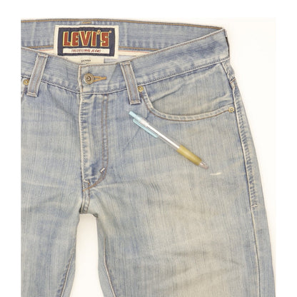 Levi's 511 Men Blue Straight Slim Jeans W34 L32