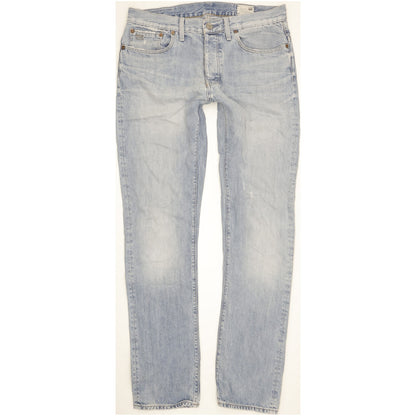 G-Star 3301 Men Blue Straight Slim Jeans W36 L35
