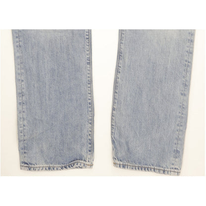 G-Star 3301 Men Blue Straight Slim Jeans W36 L35