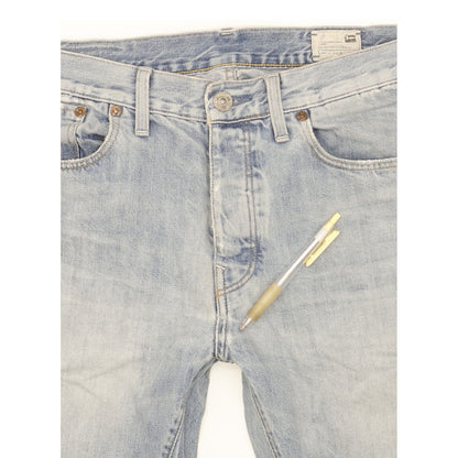 G-Star 3301 Men Blue Straight Slim Jeans W36 L35