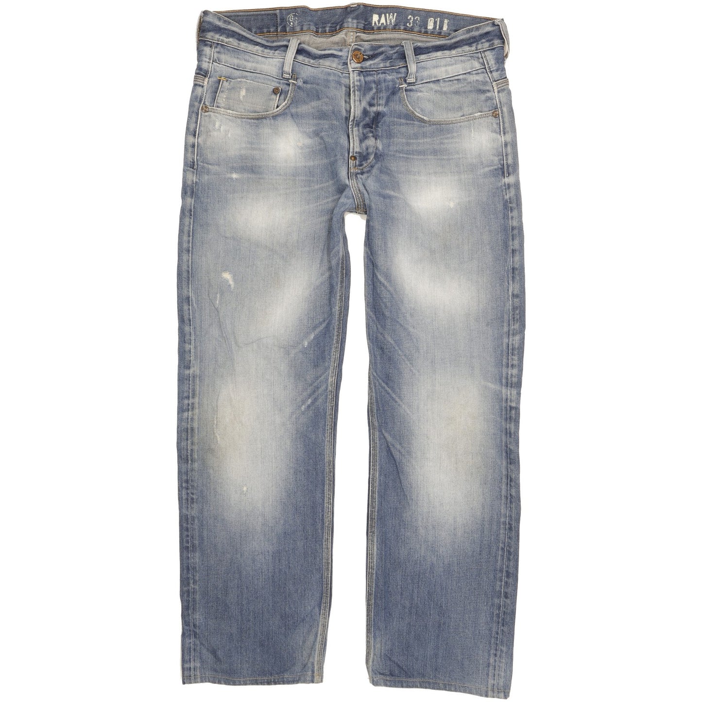 G-Star New Radar Men Blue Straight Loose Jeans W34 L29