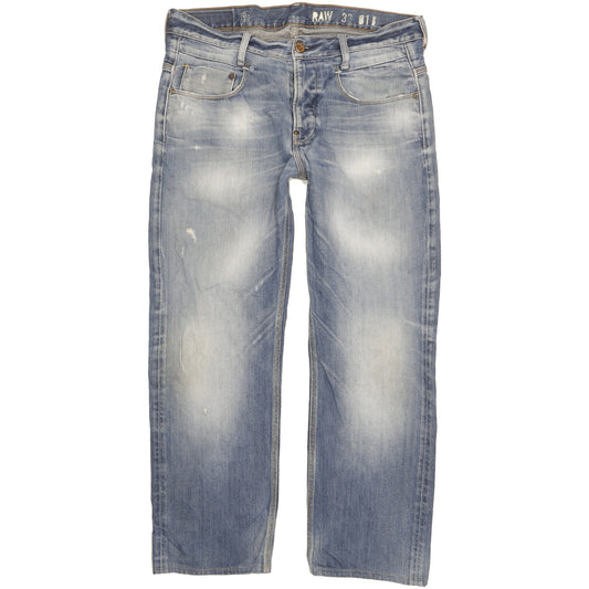 G-Star New Radar Men Blue Straight Loose Jeans W34 L29