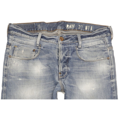 G-Star New Radar Men Blue Straight Loose Jeans W34 L29