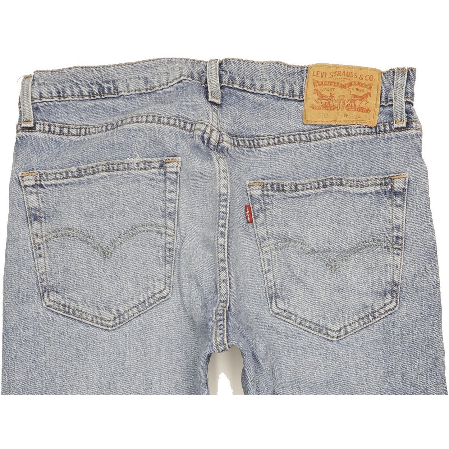 Levi's 502 Men Blue Tapered Regular Stretch Jeans W33 L29