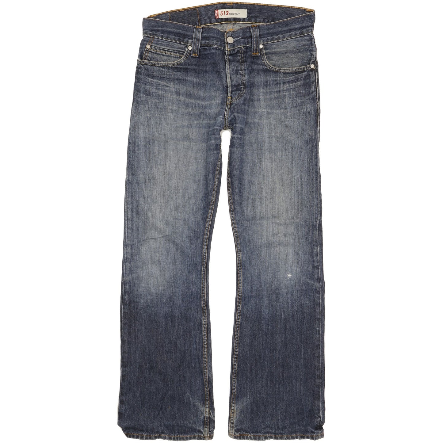 Levi's 512 Men Blue Bootcut Slim Jeans W32 L32