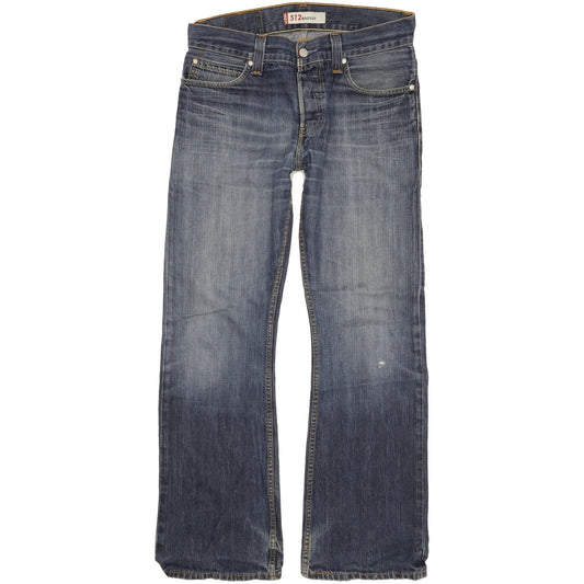 Levi's 512 Men Blue Bootcut Slim Jeans W32 L32