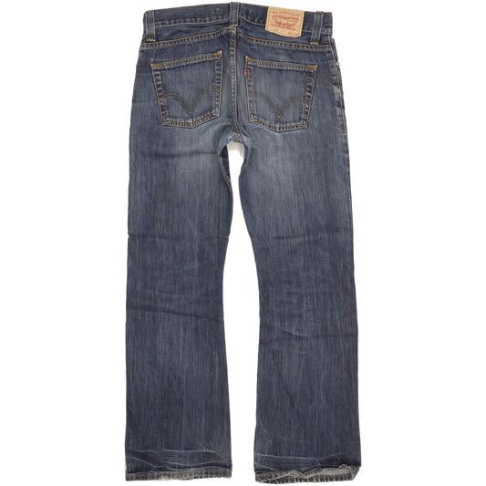 Levi's 512 Men Blue Bootcut Slim Jeans W32 L32