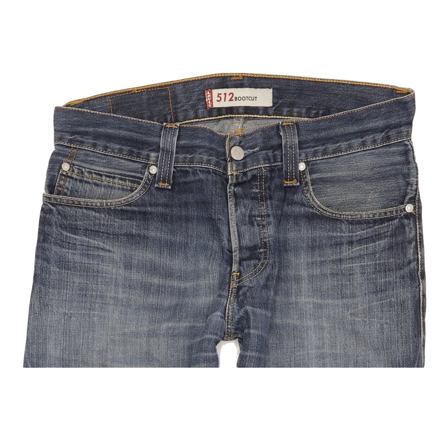 Levi's 512 Men Blue Bootcut Slim Jeans W32 L32