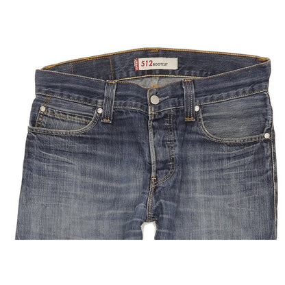 Levi's 512 Men Blue Bootcut Slim Jeans W32 L32