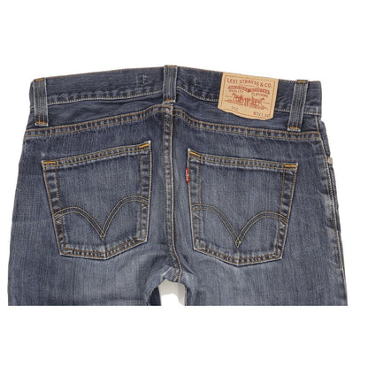 Levi's 512 Men Blue Bootcut Slim Jeans W32 L32