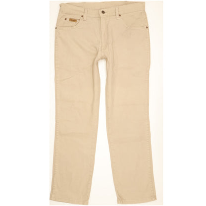 Wrangler Texas Men Beige Straight Regular Jeans W32 L30