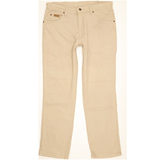 Wrangler Texas Men Beige Straight Regular Jeans W32 L30