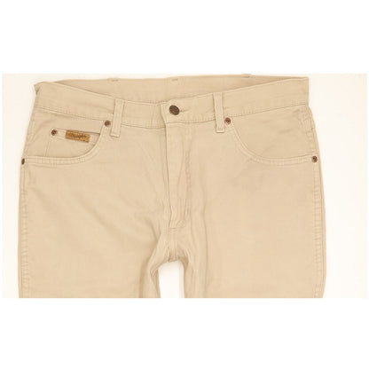Wrangler Texas Men Beige Straight Regular Jeans W32 L30