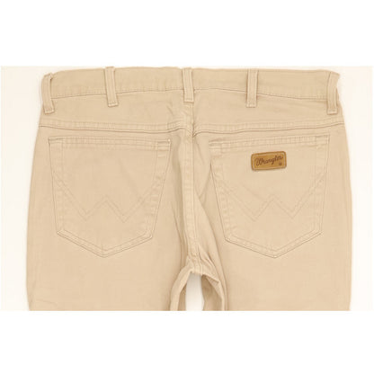 Wrangler Texas Men Beige Straight Regular Jeans W32 L30