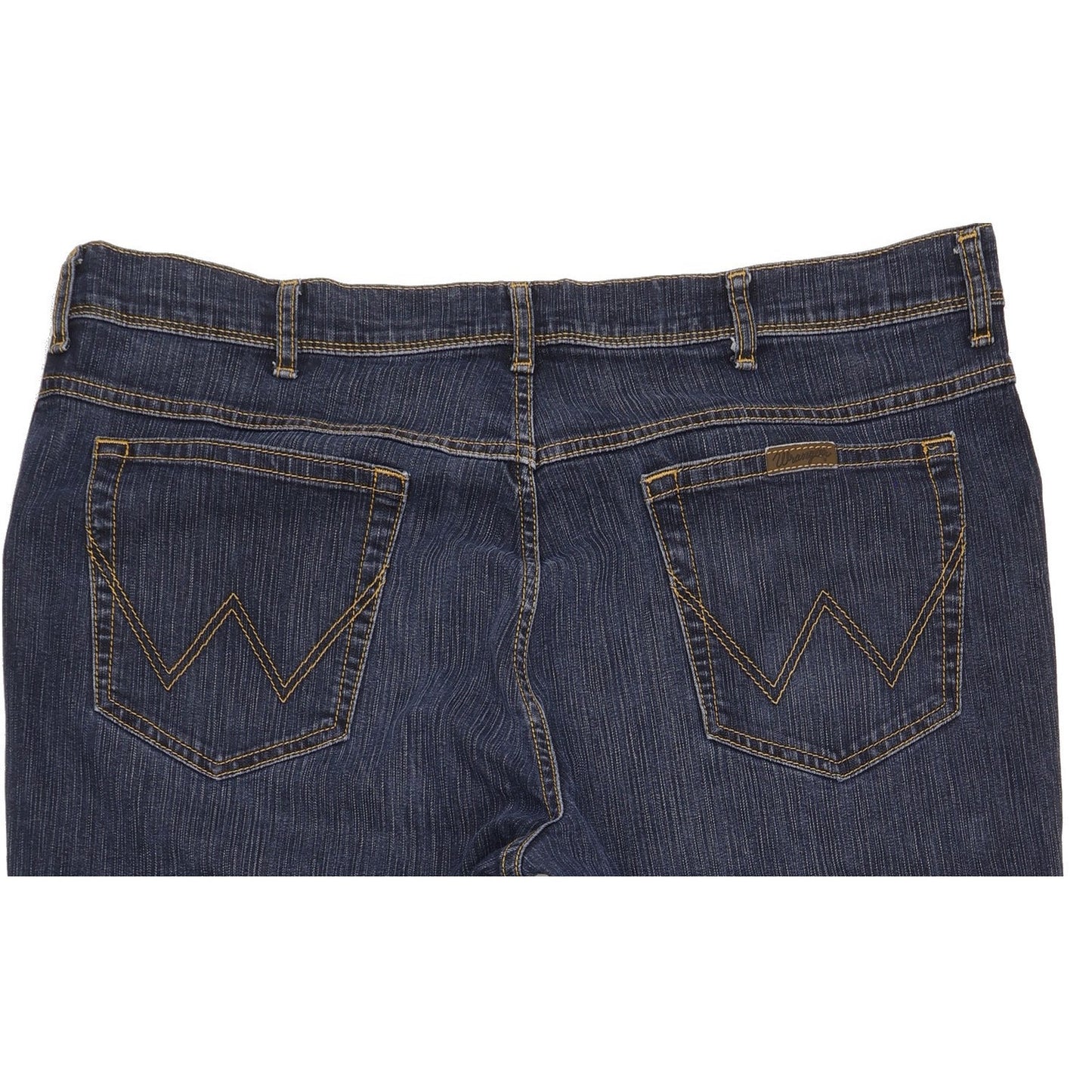 Wrangler Men Blue Straight Regular Stretch Jeans W42 L33
